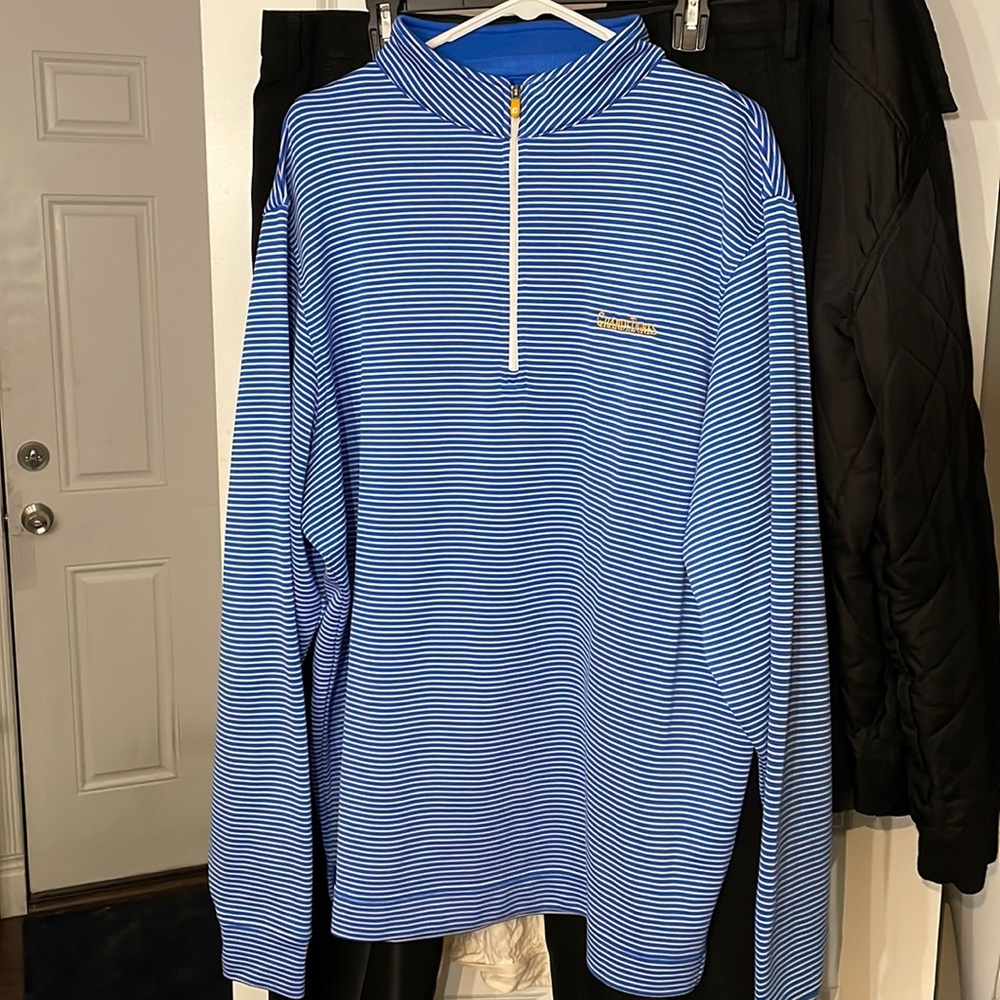 Footjoy 2xl xxl blue Grande Dunes golf 1/4 zip